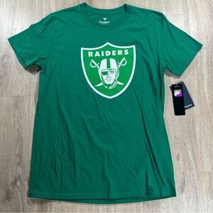 NWT Darren waller, Las Vegas raiders fanatics T-shirt medium green,